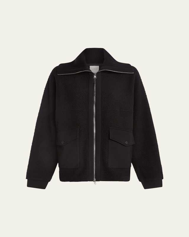 Eleanor Patch Pocket Fleece Jacket